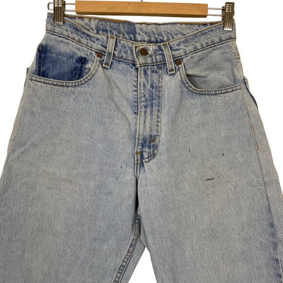 Lenny Upcycled Vintage Levi’s Jeans Light Wash Distressed Mom Jeans 90s Retro - Picture 3 of 16